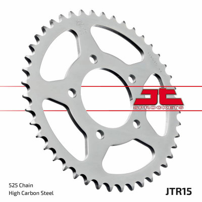 Couronne 44 dents acier standard 15 - 525 JT Sprockets | BENELLI BN 302 300, BENELLI TRK 500
