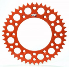 Couronne aluminium Ultra-Light anti-boue 224U 520 53 dents Renthal | Motocross, Quad, Moto