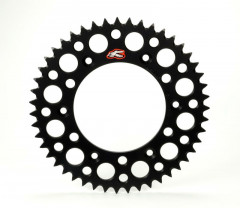 Couronne aluminium Ultra-Light anti-boue 47 dents 150U 520 Renthal | Motocross YAMAHA, FANTIC