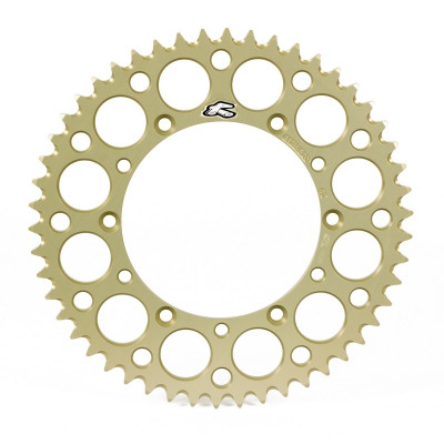 Couronne aluminium Ultra-Light anti-boue anodisé dur 48 dents Renthal | Motocross HONDA