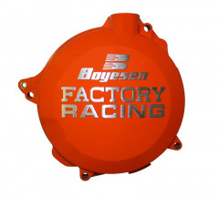 Couvercle Carter Embrayage Factory Racing Orange Boyesen | Motocross KTM, HUSQVARNA