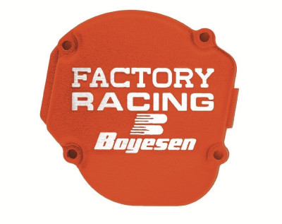 Couvercle d'allumage Factory Racing orange Boyesen | TE 125, TC 125, TE 125, EXC 125, SX 125, SX 150