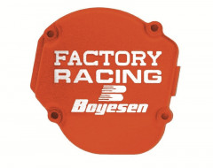 Couvercle d'allumage Factory Racing orange Boyesen | TE 125, TC 125, TE 125, EXC 125, SX 125, SX 150