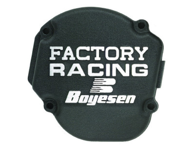 Couvercle d'allumage noir Factory Racing Boyesen | YAMAHA PW 50