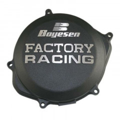 Couvercle de carter d'embrayage noir Factory Racing Boyesen | KAWASAKI KX 450