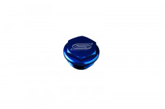 Couvercle de Maître-Cylindre de Frein Arrière Bleu - marque Scar | Compatible Motocross, Moto