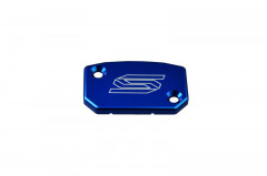 Couvercle de Maître-Cylindre de Frein Avant Bleu - marque Scar | Compatible Motocross, Moto, Quad