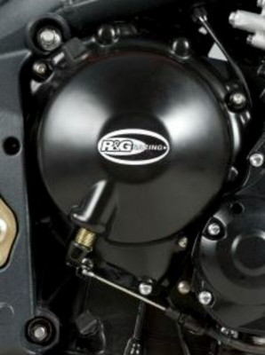 Couvre-carter droit (embrayage) marque R&G RACING noir Triumph Street Triple