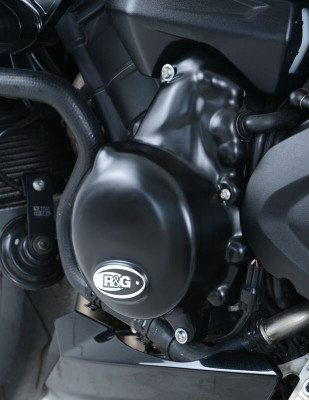 Couvre-Carter gauche noir R&G | Moto TRIUMPH