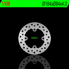Disque de frein arrière NG BRAKES Ø184mm fixe 1108 | KAWASAKI KX 80 '84-04