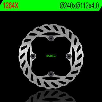 Disque de frein arrière NG Wave Ø240 : pétale fixe - 1264X | BETA, HUSQVARNA