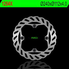 Disque de frein arrière NG Wave Ø240 : pétale fixe - 1264X | BETA, HUSQVARNA