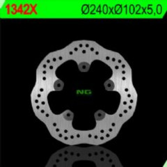 Disque de frein arrière pétale fixe NG BRAKES 240x102x5 | PIAGGIO, APRILIA