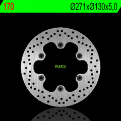 Disque de frein avant droit fixe NG BRAKES 170 | VN1600 , GPZ500S, GPZ (ZXA) 750, R 600, R 750, G