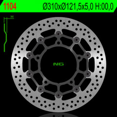 Disque de frein avant flottant : 1104 - NG BRAKES | Moto SUZUKI, CAGIVA