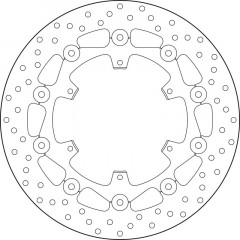 Disque de frein avant flottant marque Brembo Oro 78B40887 | Compatible Moto KTM