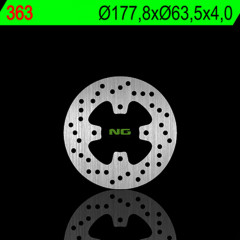 Disque de frein avant NG BRAKES 363 | NRG 50, OUTLAW 500, MXR 450, PREDATOR 500 (2000-2003)