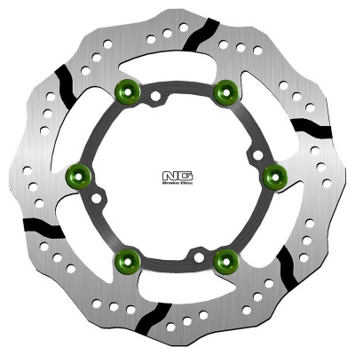 Disque de frein avant Ø270 : pétale flottant, marque NG BRAKES | HUSQVARNA, HYOSUNG