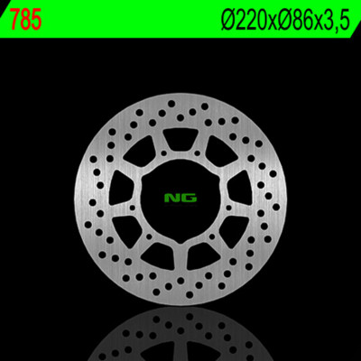 Disque de frein avant rond fixe NG BRAKES | Moto YAMAHA TW 125 (99-05)