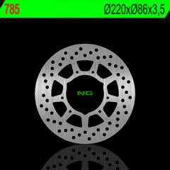 Disque de frein avant rond fixe NG BRAKES | Moto YAMAHA TW 125 (99-05)