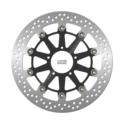 Disque de frein avant rond flottant marque Ng 1845G | Compatible Moto DUCATI