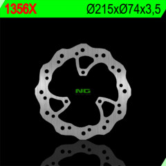 Disque de frein avant Wave, Ø 215 mm, NG BRAKES 1356X | SPEEDFIGHT 3 50, MOTEUR A AIR, LIQUIDE