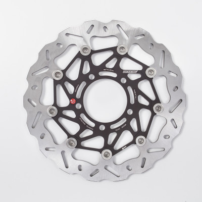 Disque de frein droit Wave SBK SK2 marque Braking | Compatible Motos KAWASAKI