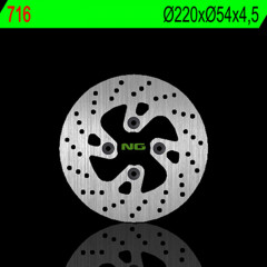 Disque de frein fixe : 716, marque NG BRAKES | Maxiscooter MBK, YAMAHA
