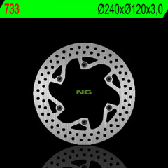 Disque de frein fixe : 733 marque NG BRAKES | CR 125, 250, WR 125, 250