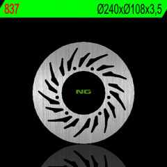 Disque de frein fixe : 837, marque NG BRAKES | MBK, YAMAHA, RIEJU, MALAGUTI, TOMOS