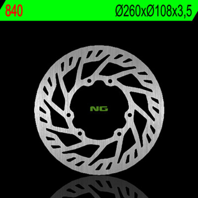Disque de frein fixe : 840 marque NG BRAKES | APRILIA, DERBI, GILERA, SCORPA, SHERCO HRD
