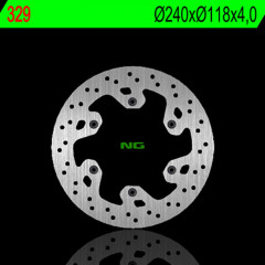 Disque de frein fixe arrièr NG BRAKES 329 | DRZS 400, RM 125 '99-'03, RM 250 '99-'02