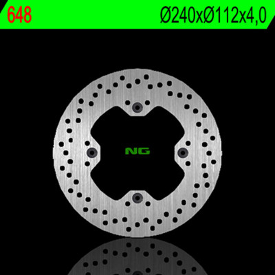 Disque de frein fixe arrière gauche NG BRAKES : 648 | RR ENDURO 400, 450, 520, 4 TEMPS 250