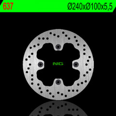Disque de frein fixe arrière marque Ng BRAKES - 637 | Moto KAWASAKI