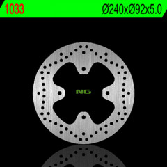 Disque de frein fixe arrière marque NG BRAKES : 1033 | Maxiscooter MBK, YAMAHA