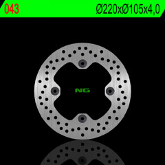 Disque de frein fixe arrière marque NG BRAKES | HONDA, KAWASAKI, SUZUKI, ARCTIC CAT