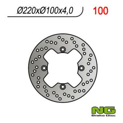 Disque de frein fixe arrière marque NG BRAKES | KAWASAKI, YAMAHA, SYM, TM