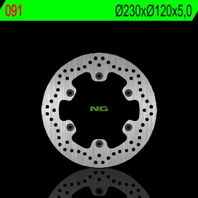 Disque de frein fixe arrière NG | KLE 500 (91-05), KLR 650 (87-03), TENGAI