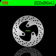 Disque de frein fixe arrière NG Brake Disc : 1586 | HONDA CR 125, 250