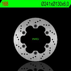 Disque de frein fixe arrière NG BRAKES | GPX R 600, PEOPLE 125, ZR1100 ZEPHYR '92-96