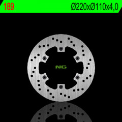 Disque de frein fixe arrière NG BRAKES 189 | MX 50, PEGASO 50, RX 50, ALP 200, 4.0 350, BETA ALP400