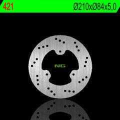 Disque de frein fixe arrière NG BRAKES 421 | FZR RR 400, SZR 660, TDR 240, TZR 250, TZR125R '90-95