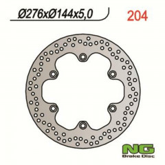 Disque de frein fixe avant droit et gauche marque NG BRAKES 204 | HONDA, TRIUMPH