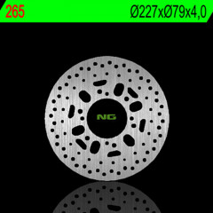 Disque de frein fixe avant droit et gauche marque NG BRAKES 265 | POLARIS