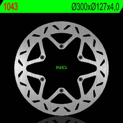 Disque de frein fixe avant gauche marque NG : 1043 | Moto, Motocross KTM