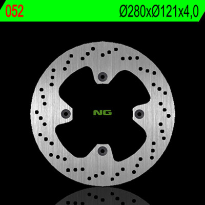Disque de frein fixe avant gauche NG BRAKES | DR R 650, RSE 650, S 750 '88-'93