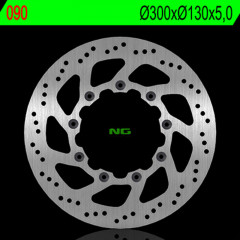 Disque de frein fixe avant gauche NG BRAKES | KAWASAKI KLE 500, PEUGEOT XP6 50