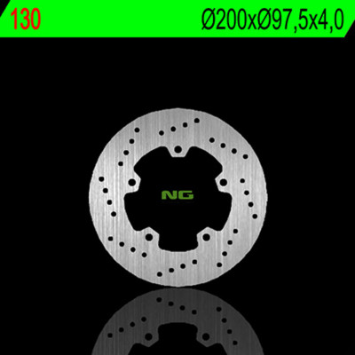 Disque de frein fixe avant gauche NG BRAKES | PIAGGIO, MALAGUTI, VESPA