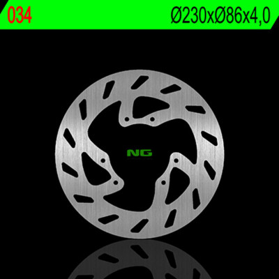 Disque de frein fixe avant gauche NG BRAKES | XTE 600, YZ 125, 250, 490