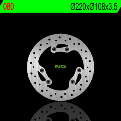 Disque de frein fixe avant gauche NG BRAKES 080 | FURIA 50, SM, XP6 50 '97-'05